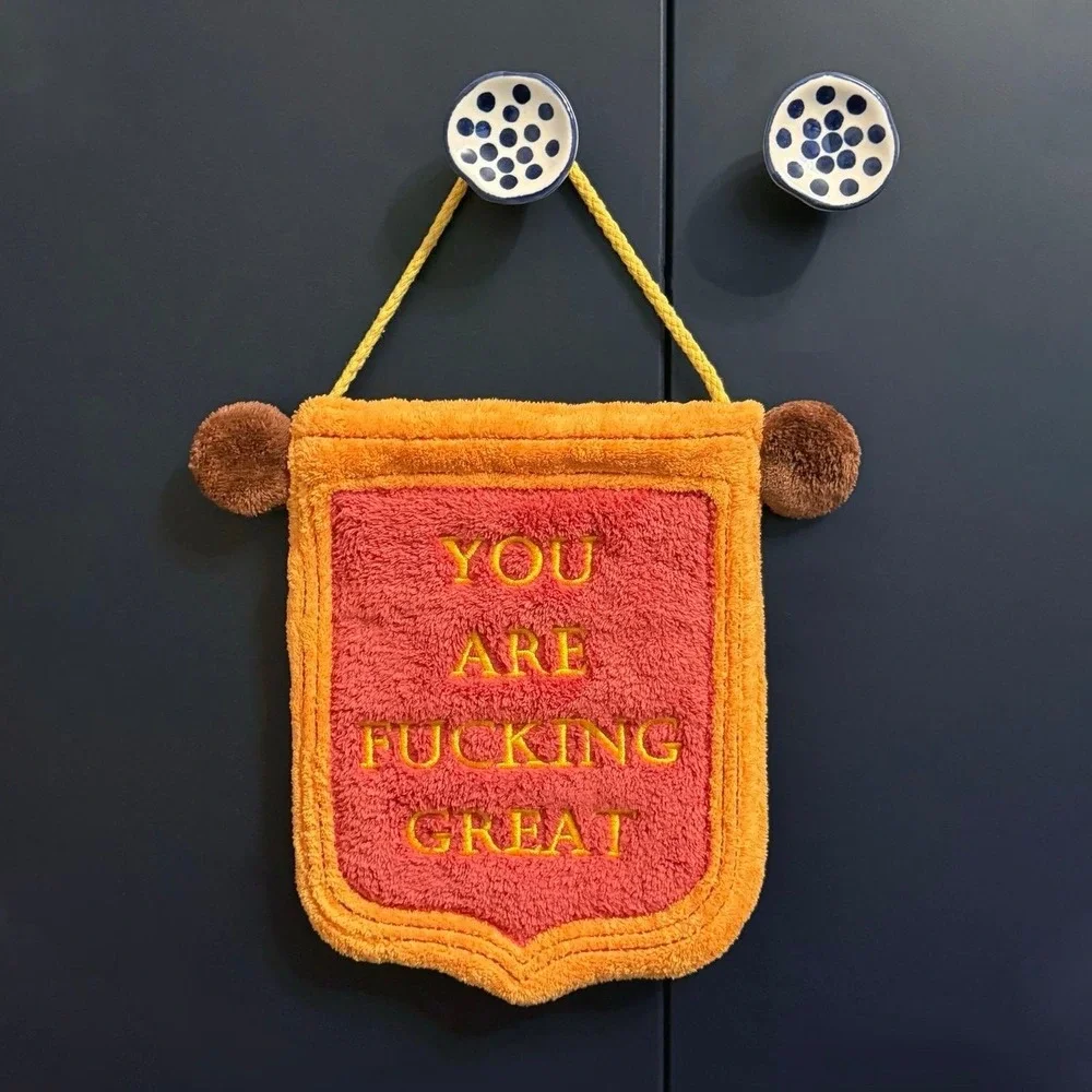 Funny Hanging Hand Towel Plush Wall Decor 